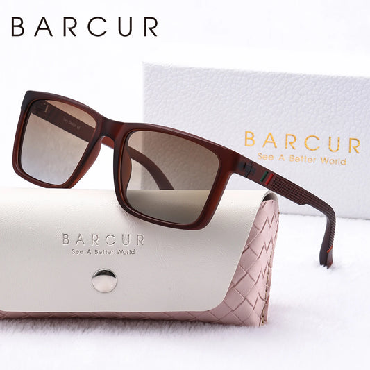 Simple Men Sunglasses Unique Comfort Wear PC Square Frame UV400 Sunshade Polarized Sunglasses Apparel Accessories